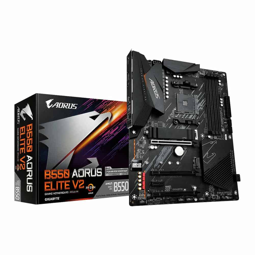 Gigabyte AMD Ryzen B550 AORUS ELITE V2 AM4 PCIe 4.0 ATX Motherboard